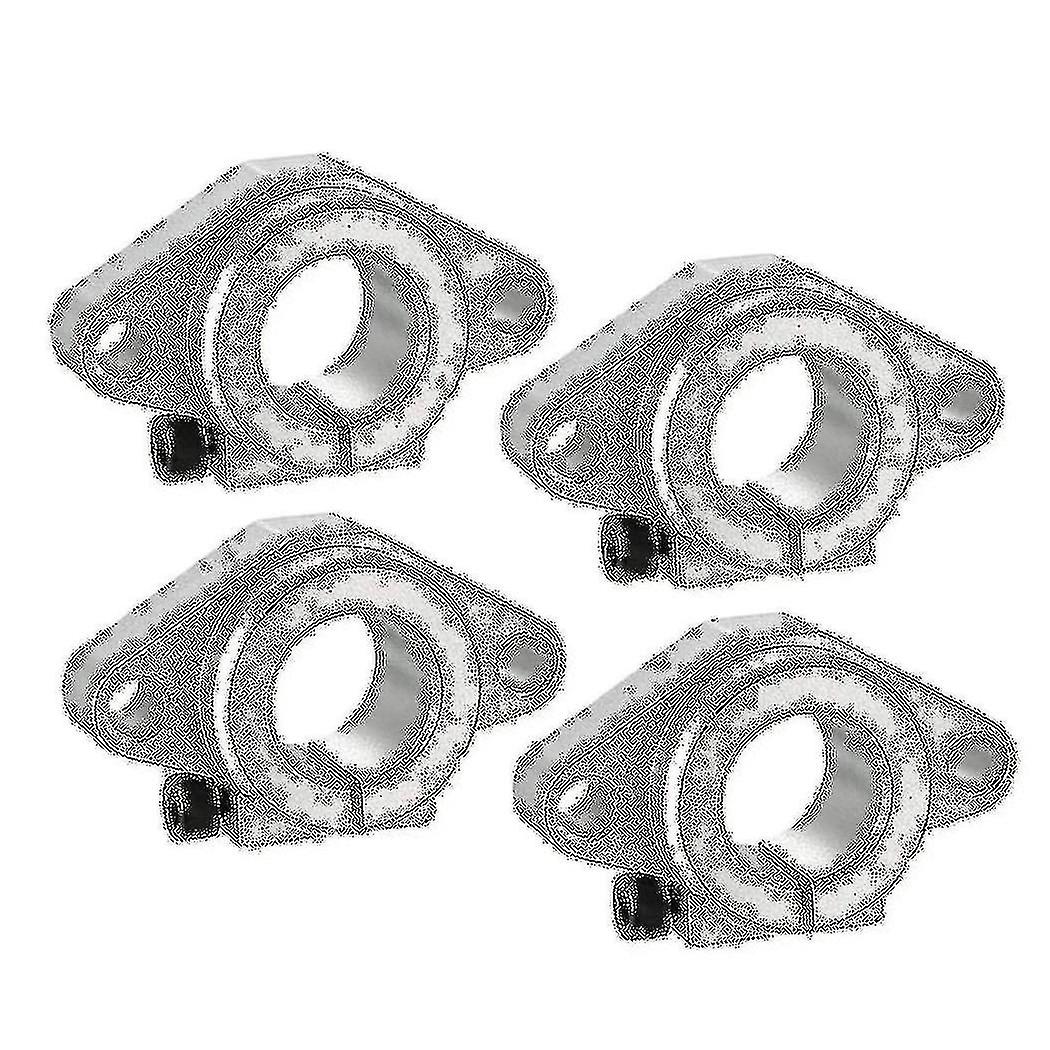 Linear Motion Rail Clamping Rod Rail Guide Support For 20mm Diameter Shaft,aluminum(4pcs Shf20)
