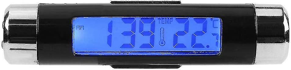 Qilu Multi-function Car Electronic Clock Thermometer Led Backlight Digital Display