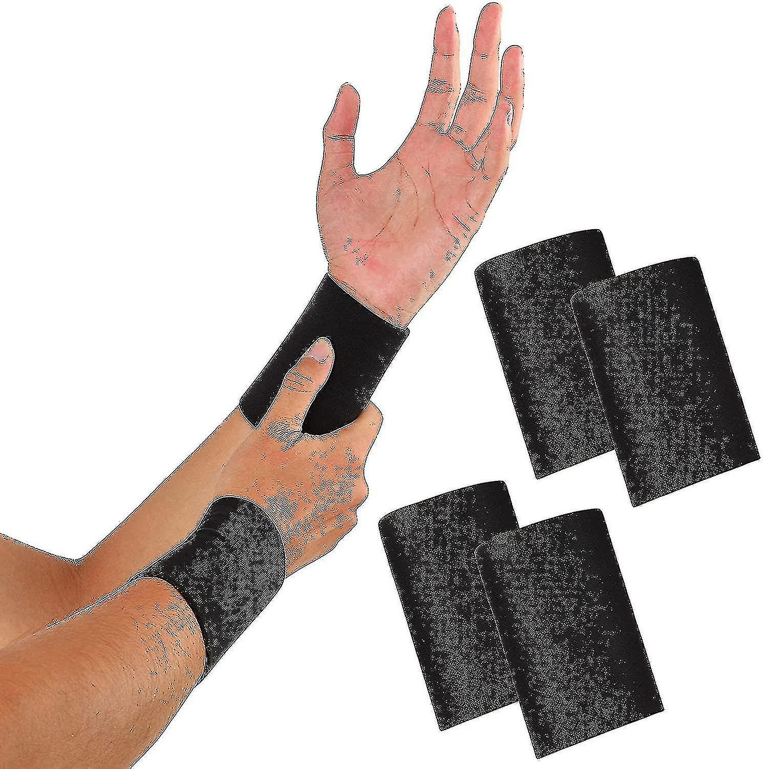 2 Pairs Compression Wrist Sleeve Compression Wrist Brace Wrist Supports Wrist Wraps Elastic Wristbands For Men High Quality