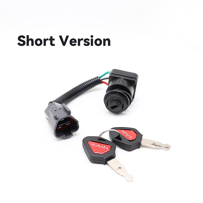 1 PZ 53630 Chiave RC101-53630 Chiave Di Accensione Per Attrezzature Di Costruzione Dell'escavatore Kubota 34 - Foto 2