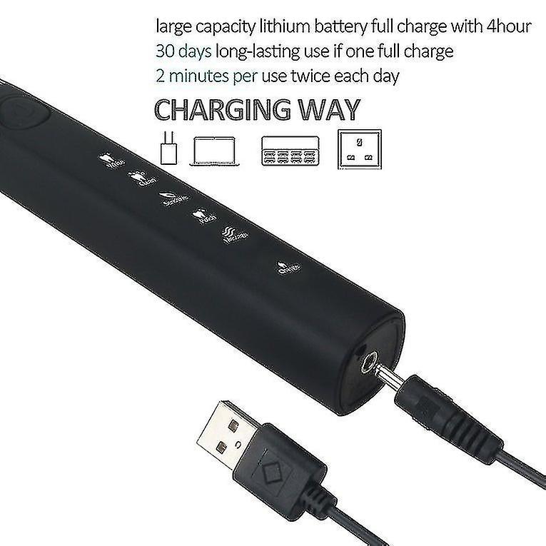 Seago Sg-949 Electric Toothbrush Usb Rechargeable Smart Timer Sonic Toothbrush