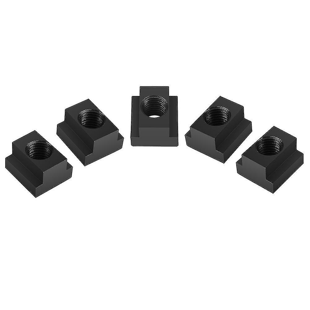 5 Pcs Black Oxide Finish T Slot Nuts M14 Threads Fit Into T-slots In Machine Tool Tables