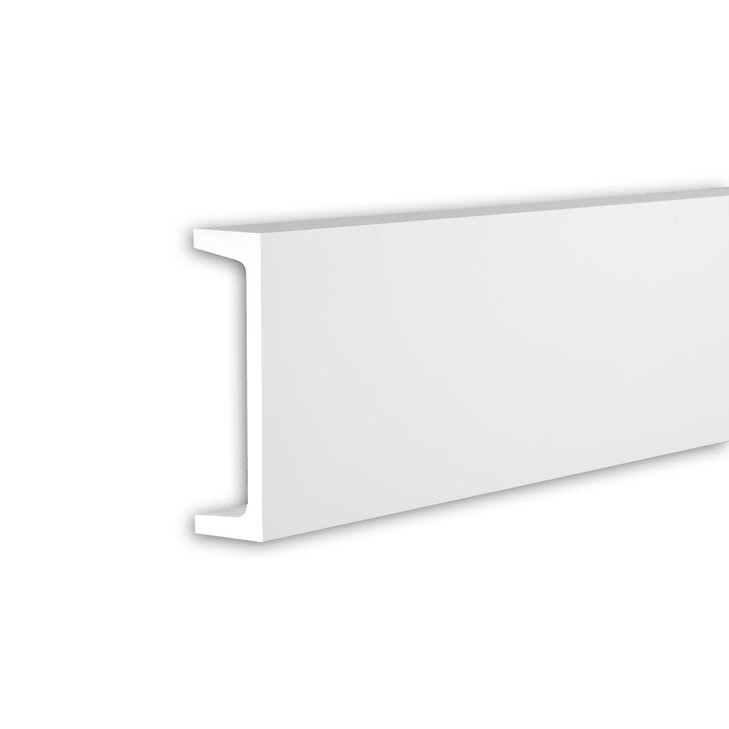 Profhome Decor 1 x Frieze 403102 Profhome white Rigid polyurethane foam pre-primed lightweight, sturdy, dimensionally stable