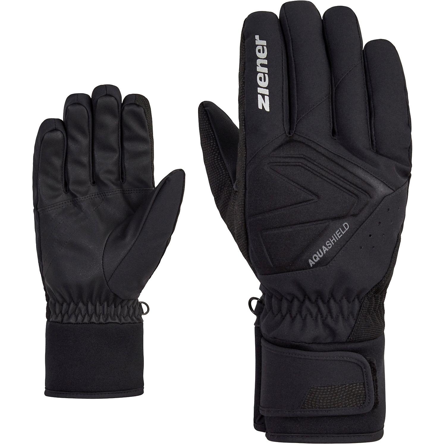 Ziener Alpine Ski Gloves GATIS Aquashield black