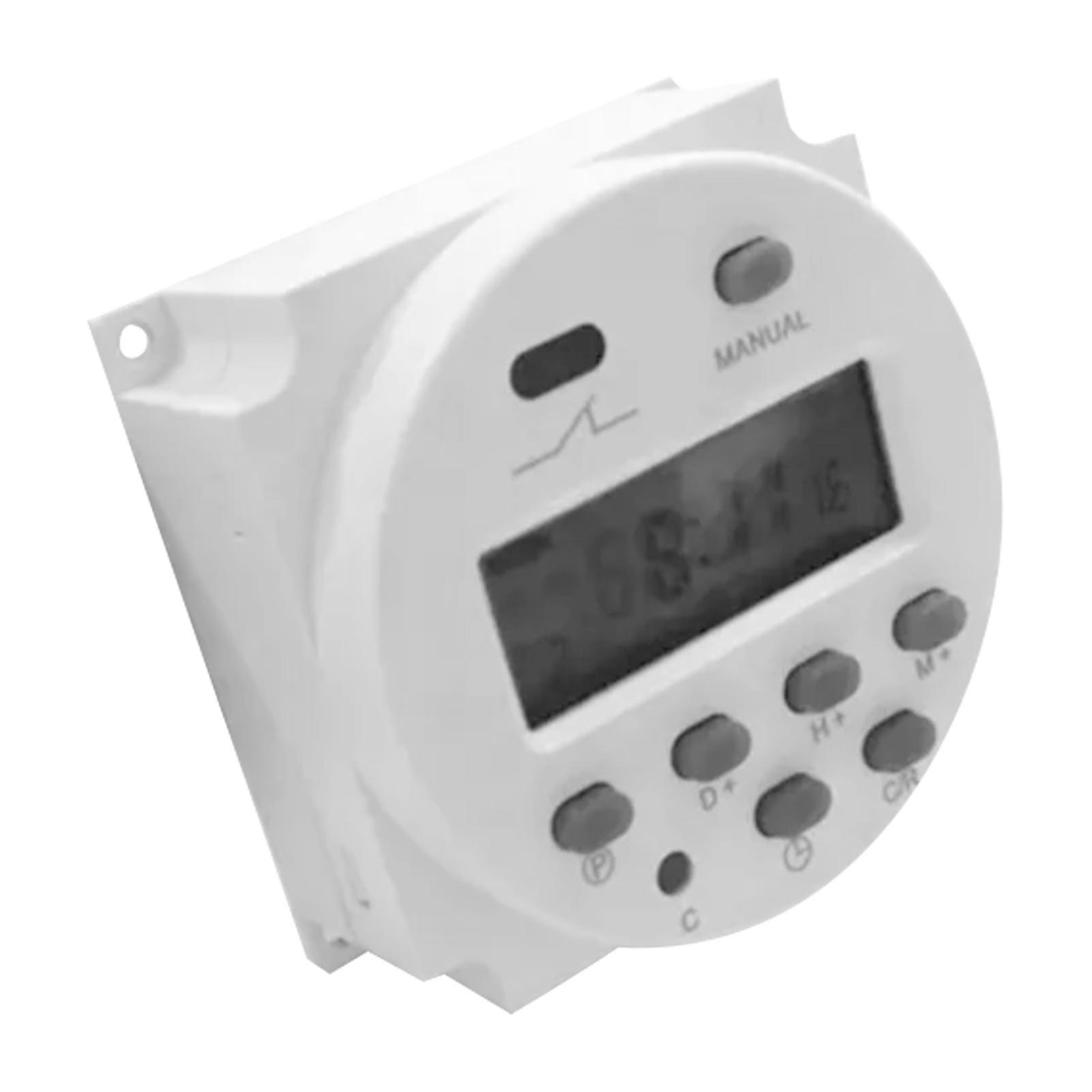 DC12V 4 Cables Digital Timer Microcomputer Time Control Switch with LCD Display CN101A