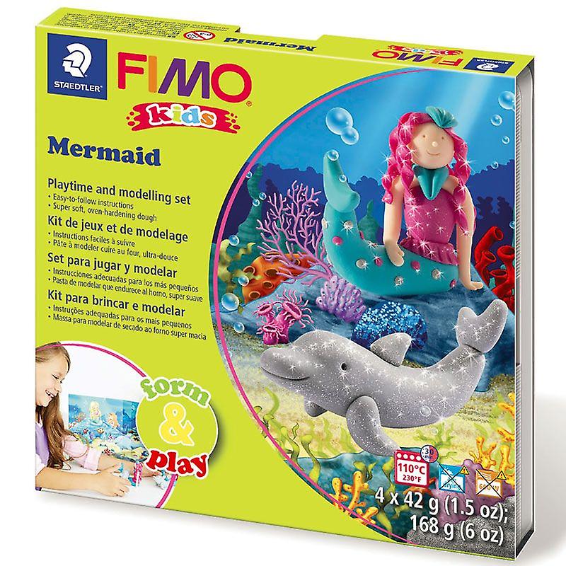 Polymer paste box - mermaid