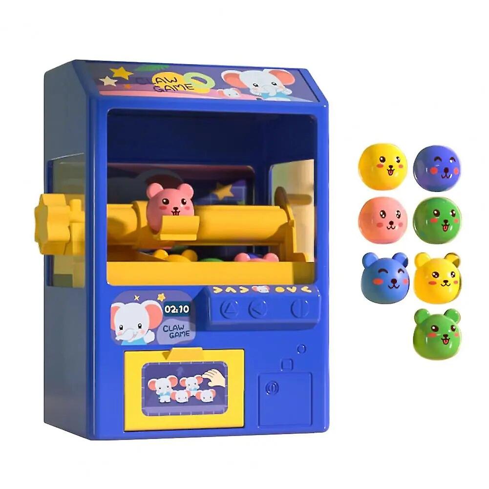 Mini Candy Machine Transparent Cover With Music Soft Light Creative Stable Abs Grab Candy Machine Toy For Kindergarten