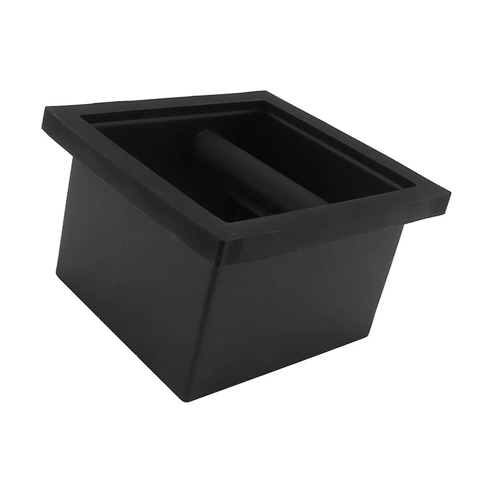 Coffee Ground Knock Box Chute Stainless Steel Built in Desktop Bottomless Knocking Slag Bucket for Home 