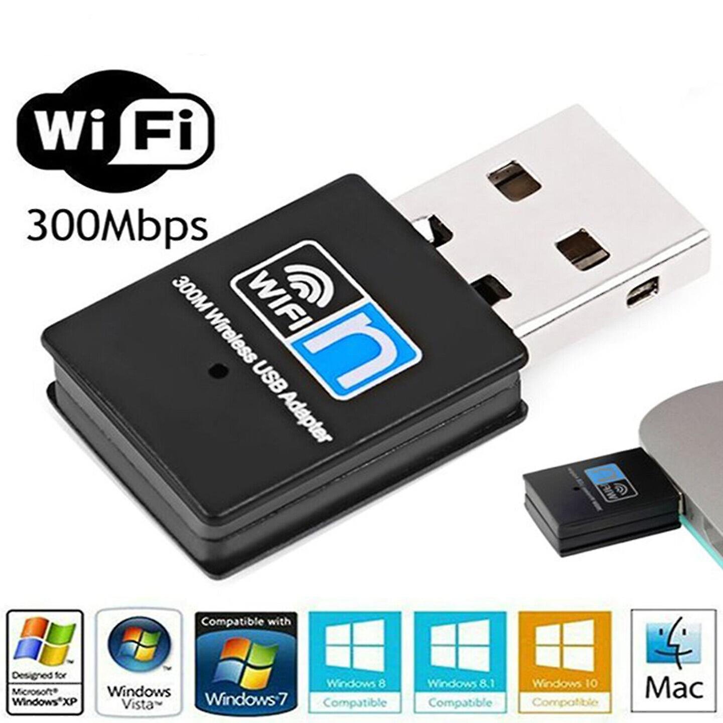 USB-WLAN-Empfänger-Dongle-Wireless-Netzwerkadapter für Laptop-PC-Desktop-Computer