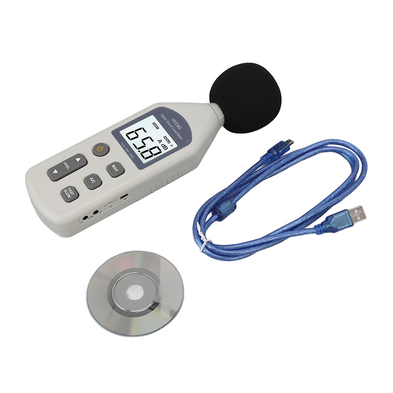Professional Sound Level Meter for Engineering, Schools, Hospitals, Shopping Malls, Theaters, Offices, Road Traffic, Homes, Stereos, Digital Sound