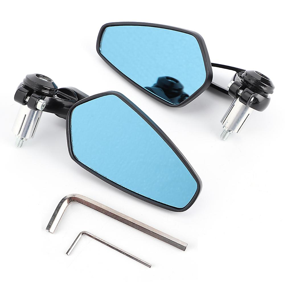 Aluminum Alloy Handlebar Mirror,2pcs 7/8in Handlebar End Side Mirror Handlebar Mirror Highly Recommended