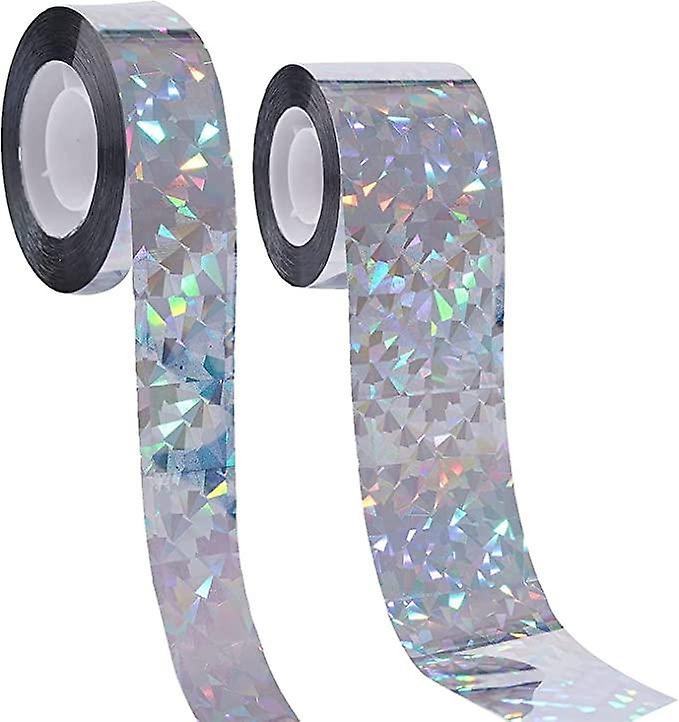 Bird Repellent Tape - Bird Scarer Scarecrow To Drive Away Pigeon Sparrow Crows(width2.4cm*length 80m