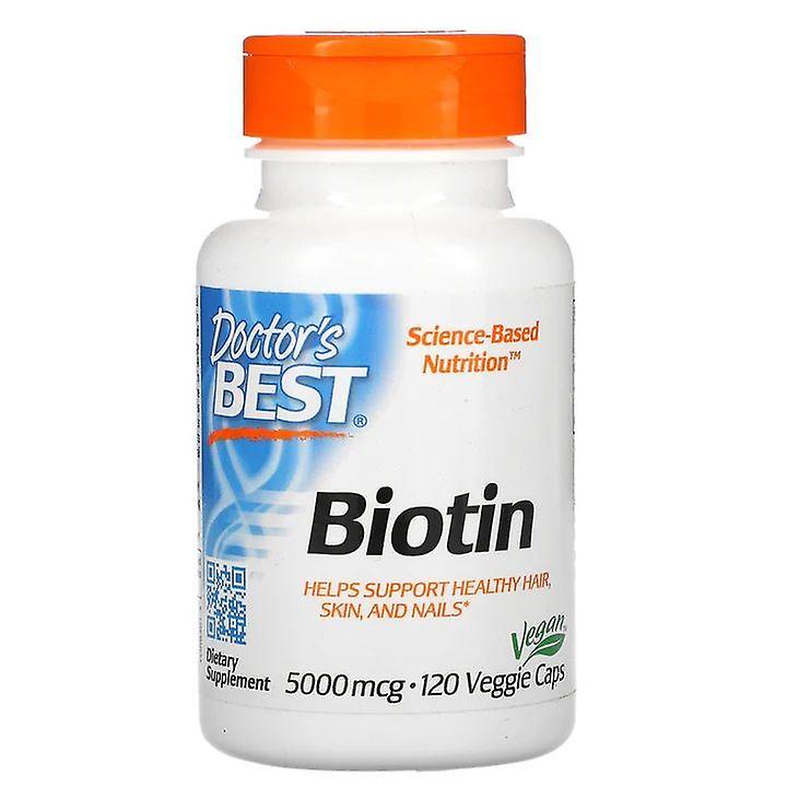 Doctor's Best Biotin 5000mcg Vcaps 120