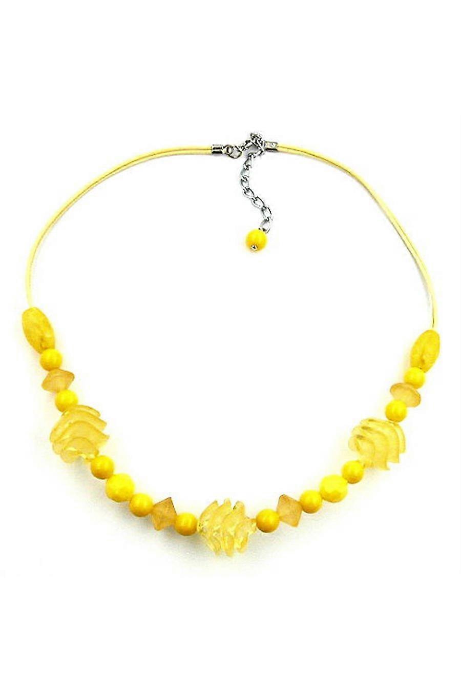 Necklace Yellow Beads 45cm - Gl02765