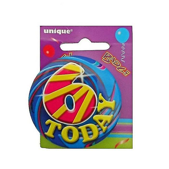 Unique Party 6 Today Badge