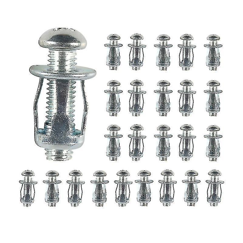 25pcs Rivet Nut Screw Bolt Kit Rivetnut Panel Plate Jacks Nut