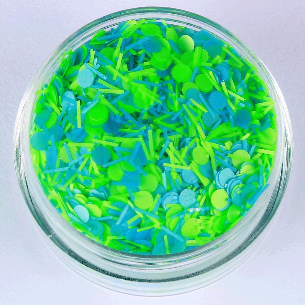 Brillo de uñas - Mix - Tormenta verde - 8ml - Glitter