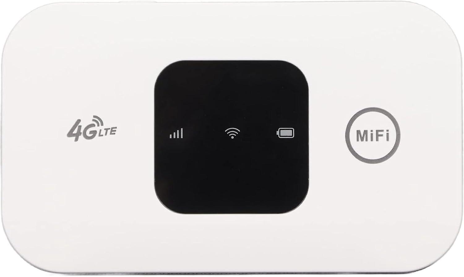 4G LTE WiFi Mobile Hotspot Router, Portable Internet Hotspot, 150Mbps High Speed SIM Card, 4G Strong Coverage SIM Card Router, 10 Users Supported for 