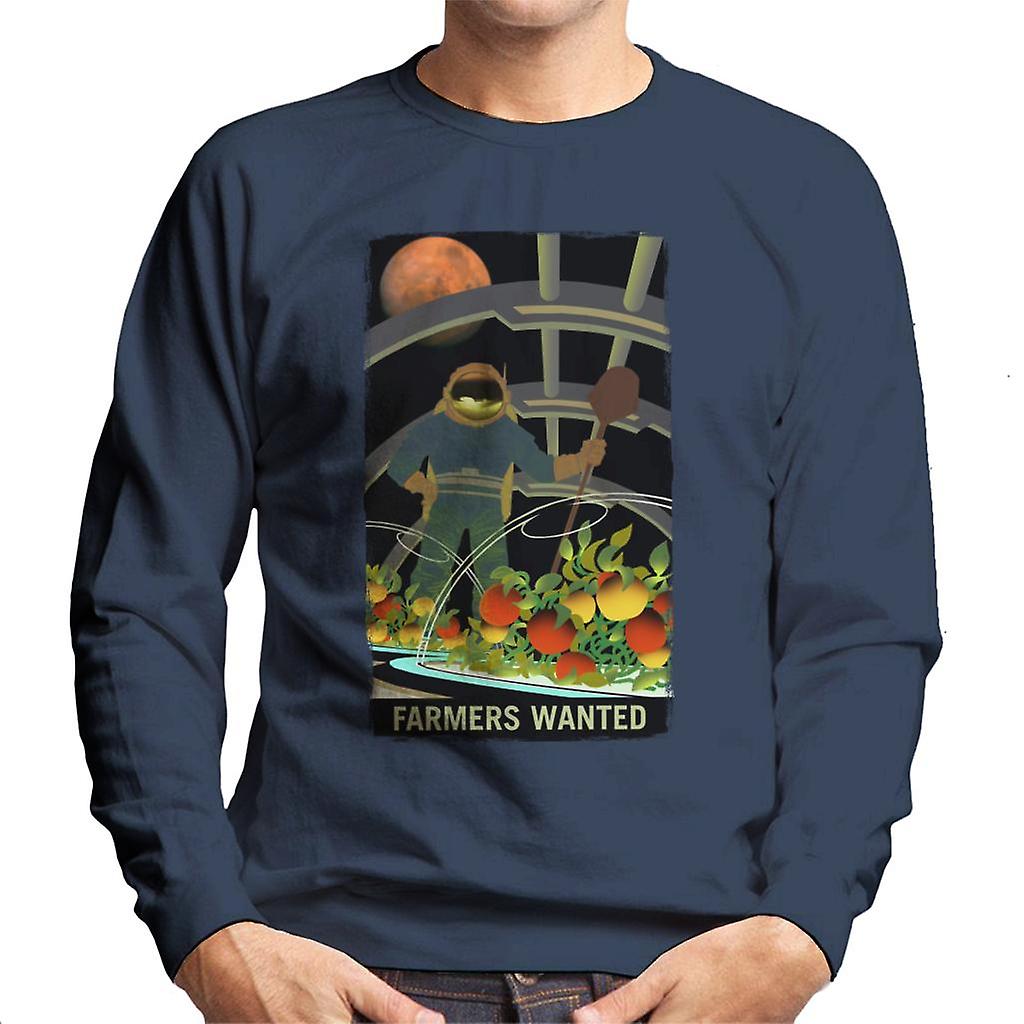 NASA Farmers Wanted Men's Sweatshirt