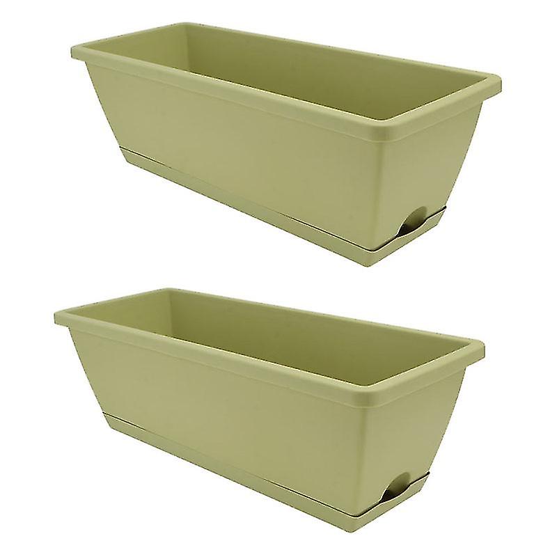 2pcs Resin Plant Basin
