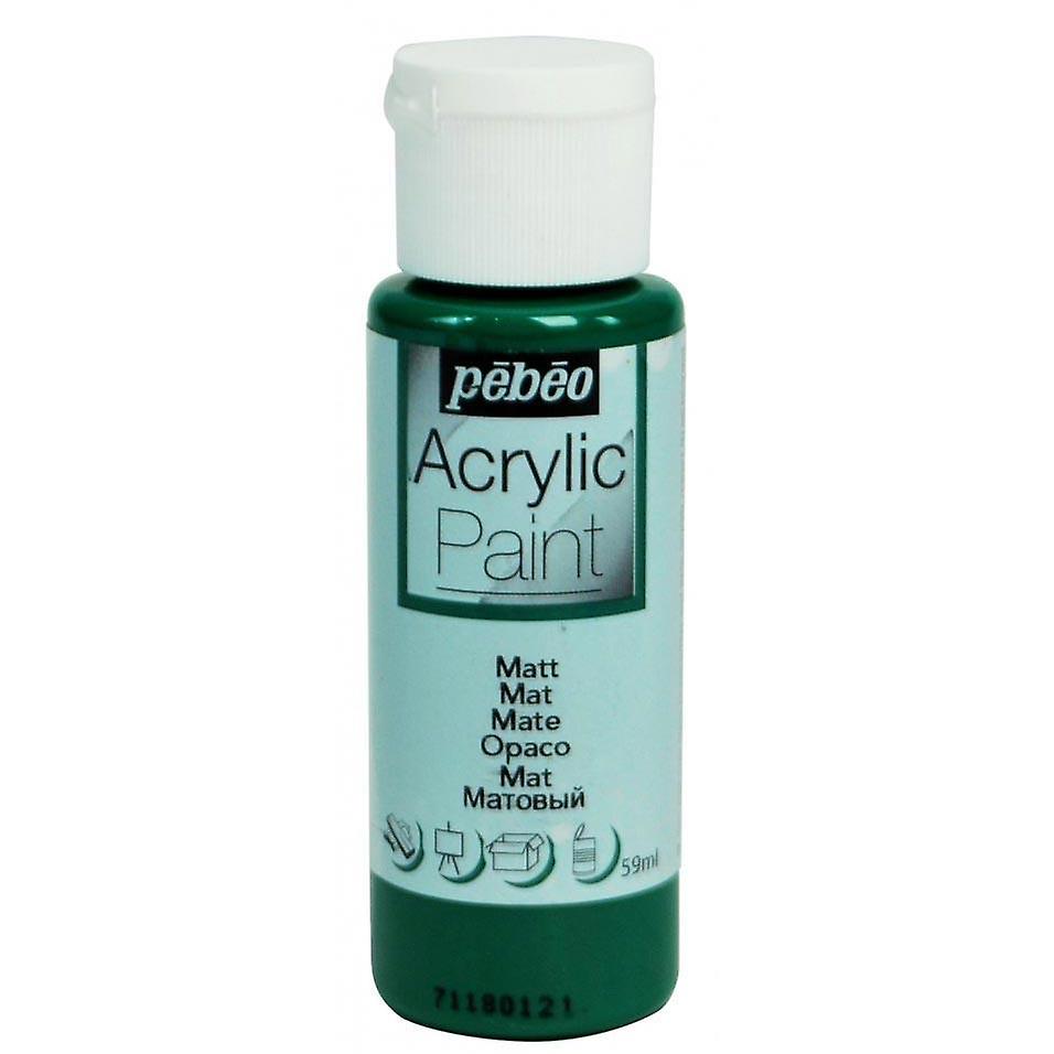 Pebeo Acrylic Paint 59ml, Matt Dark Green