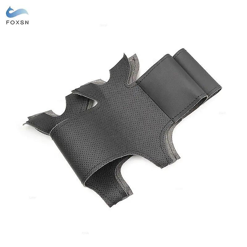 For Mercedes Benz C E S Class W202 W210 W140 C140 Steering Wheel Cover Hand Stitched Perforated Leather With Needles & Threads