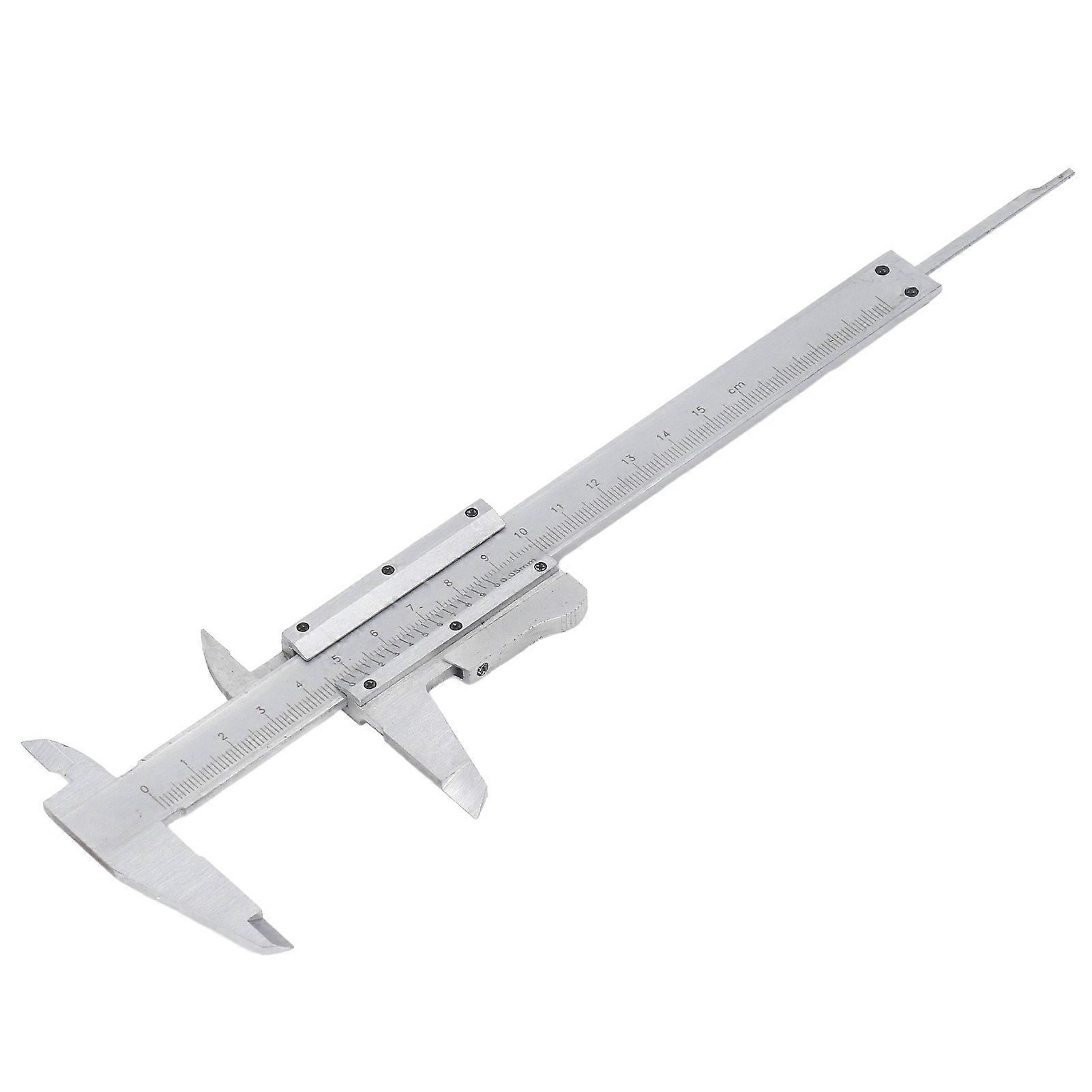 Vernier Caliper 0.05mm Precisão 0150mm Range Self Locking Aço Carbono para Scribing