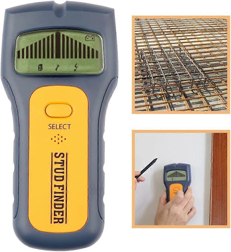 Multi-Function Stud Finder - Magnetic Sensor for Wood and Metal - AC Wire - Wall Studs