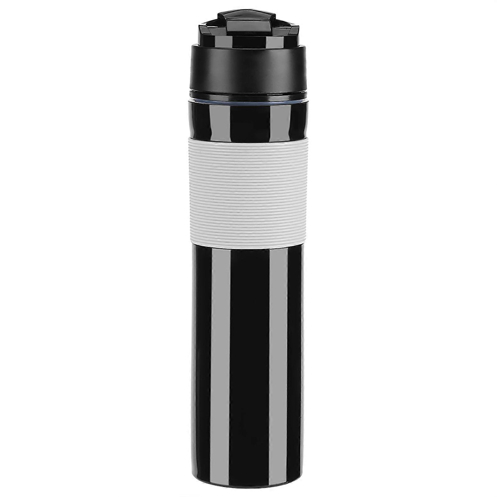 350ml Portable Coffee Bottle, Black, Ideal for Travel