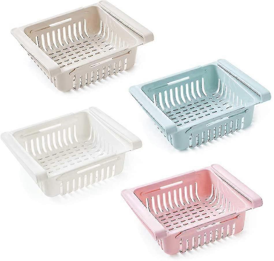 4 Refrigerator Drawers, Refrigerator Storage Bags, Adjustable Refrigerator Shelves