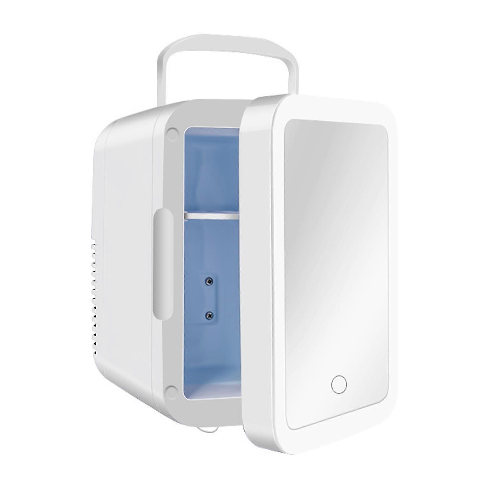 4L Home Mirror Makeup Skin Care Refrigerator with Touch Lamp Semiconductor Car Fridge