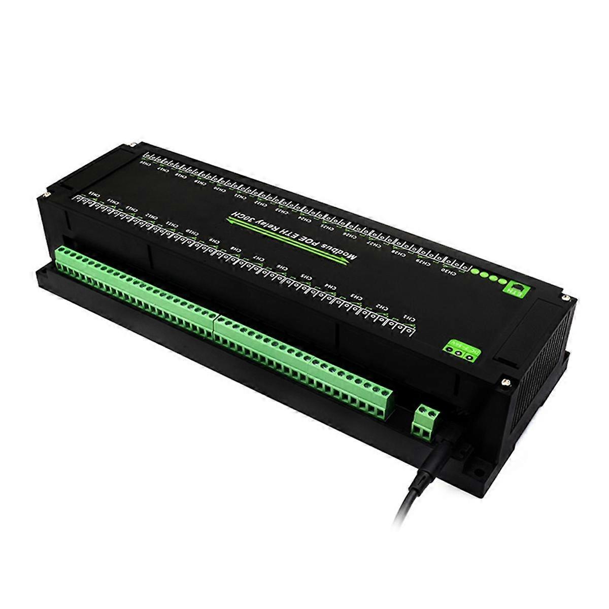 Modulo Relè Ethernet Waveshare 30 Canali - Modbus RTU/TCP, Alimentazione PoE, Casetta Industriale - Foto 5