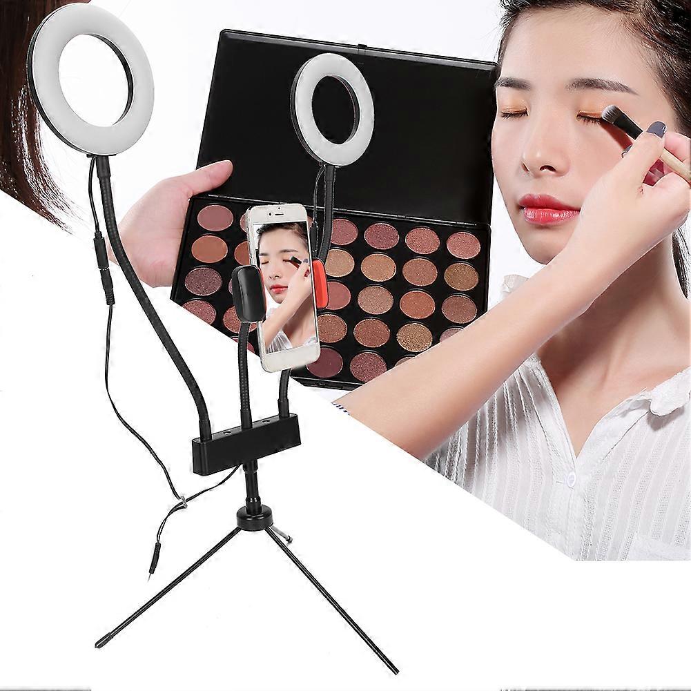 5inch Selfie Ring Light LED Adjustable Fill Light with Tripod Mobile Phone Stand