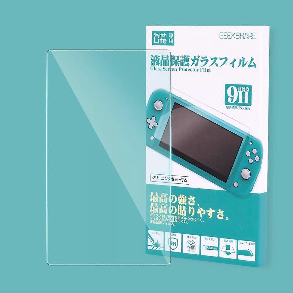 Geekshare Screen Protector For Nintendo Switch Lite, Tempered Glass Film, 0.33mm, Asahi