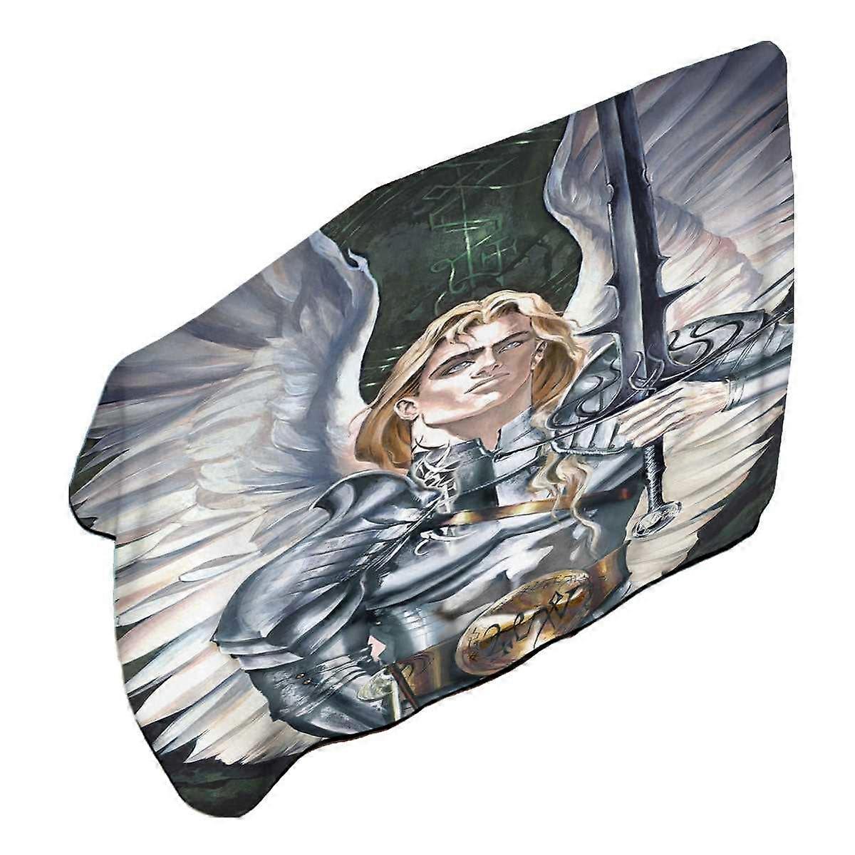 Knight Angel Michael the Lord of Hosts Microfiber Beach Towel