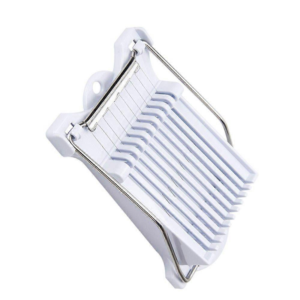 Meat Slicer Cheese Slicer Boiled Egg Slicer Fruit Slicer Soft Food Slicer Sushi Cutter Canned Meat Slicer with 10 Cutting Wire in Stainless Steel