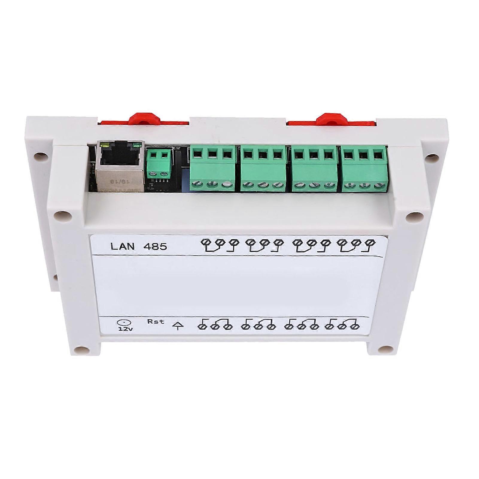 RJ45 TCP/IP Remote Controller Module 8Channel Relay Switch 250V/AC 10A (White)