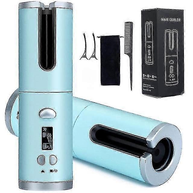 hair curler rechargeable rotating curling iron display automatic temperature