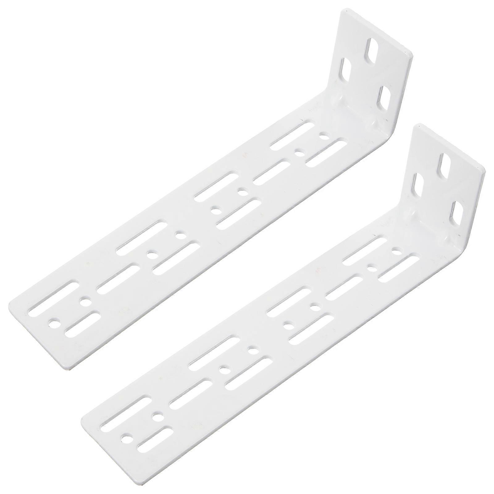 2pcs Wall Curtain Track Electric Curtain Track Mounting Support Bracket Holder