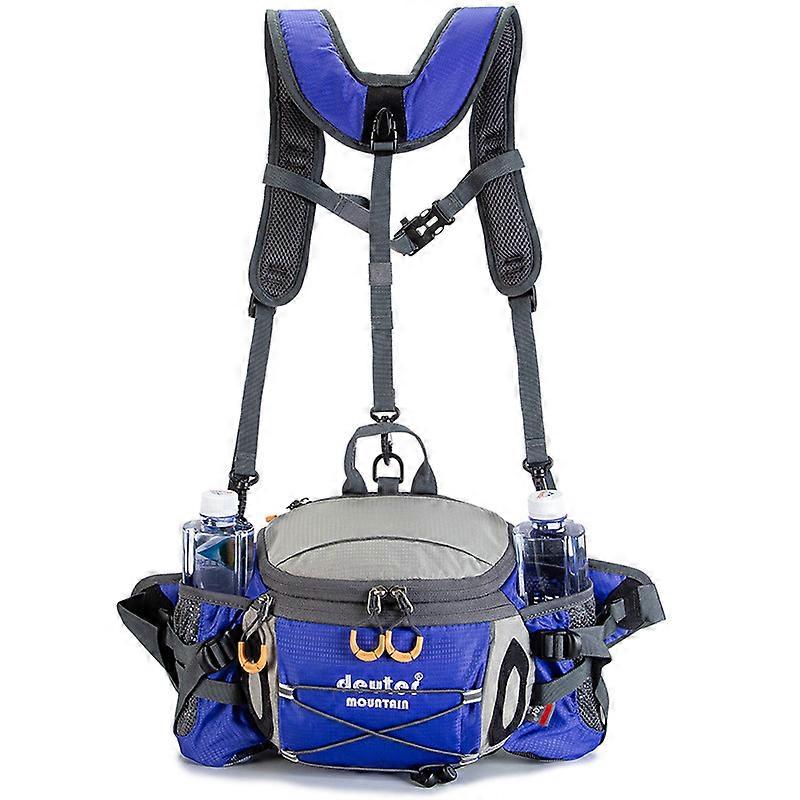 Outdoor Sports Waist Bag Hiking Cycling Mountaineering Backpack Bicycle Bag Running Water Bottle Waterproof Mollel Bag