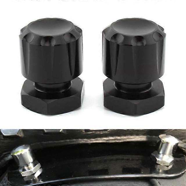 2Pcs Motorcycle Aluminum Mounting Nuts Bolts For Harley Davidson Road King Road Glide Softai Fat Boy