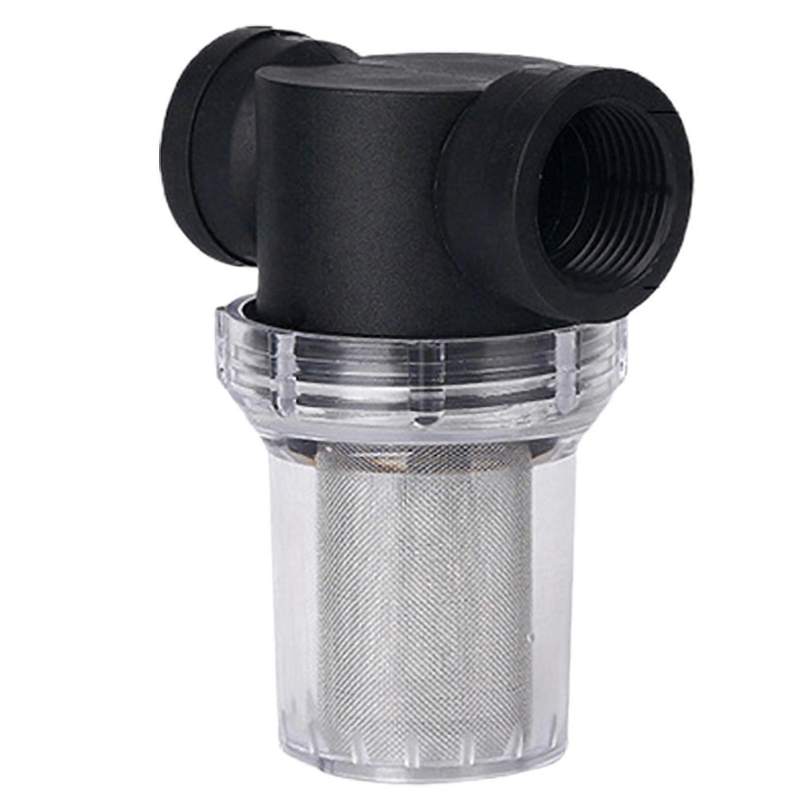 Garden Pond 20mm/25mm/32mm Inline Mesh Strainer Water Pump Irrigation High Flow Pipeline Filter