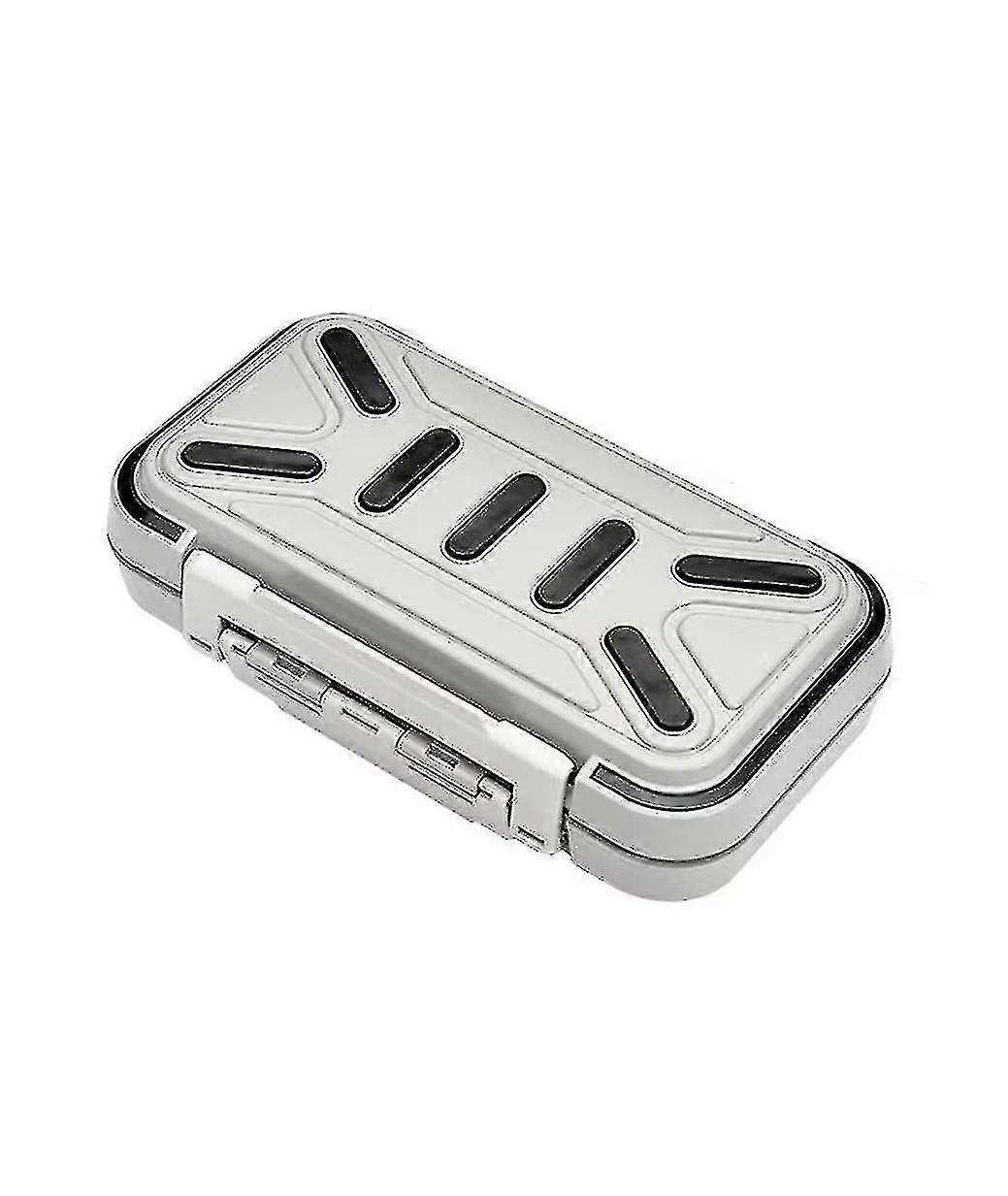 2024 Fishing Tackle Storage Box, Double Sided Waterproof, Tackle Storage Organizer Box, Fishing Lure Box Storage Containers(1pc, Gray)