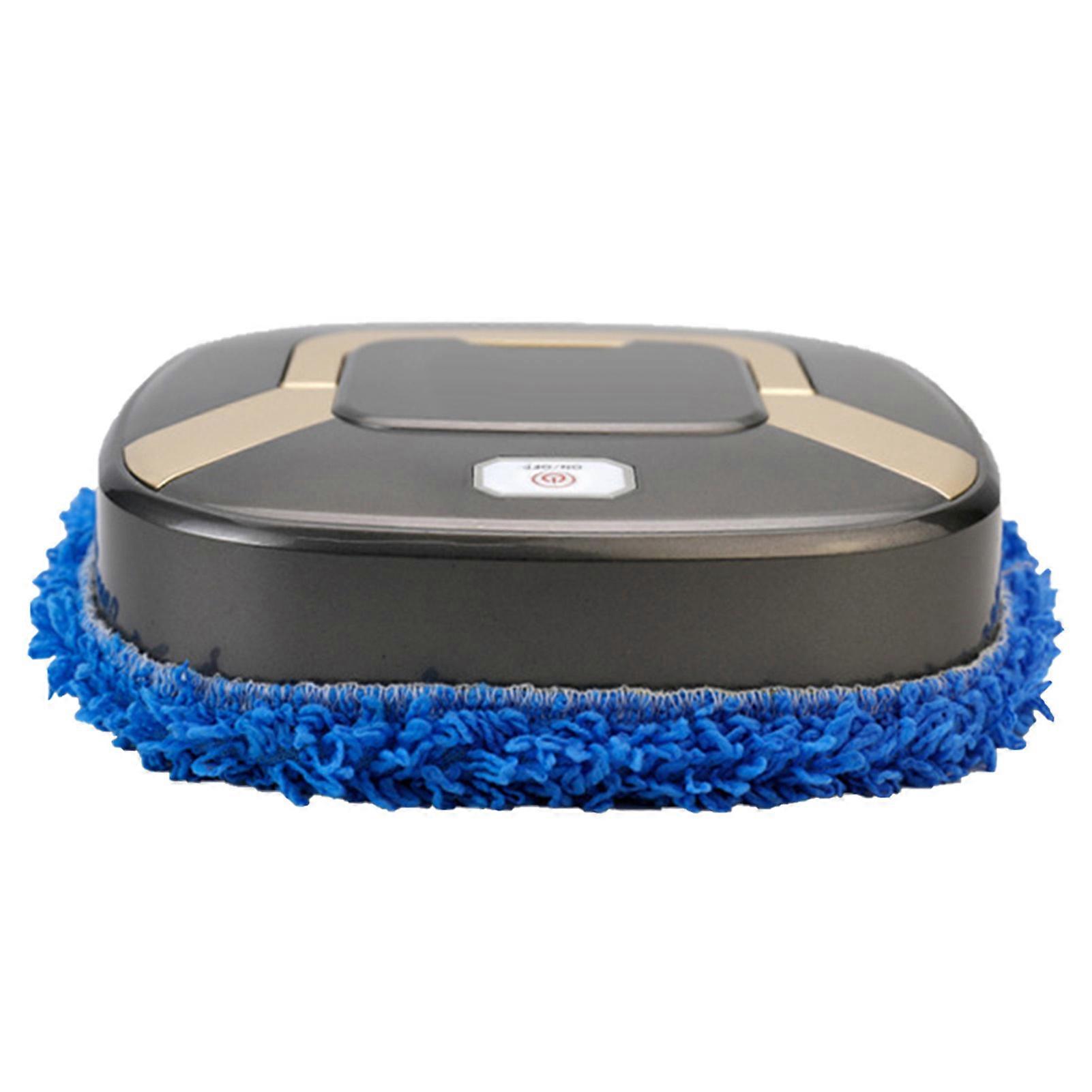 Auto-Mopp-Reiniger ABS mit eingebauter Lithiumbatterie Nass- und Trockenwischen Aufladen Wischroboter für zu Hause Silbergrau