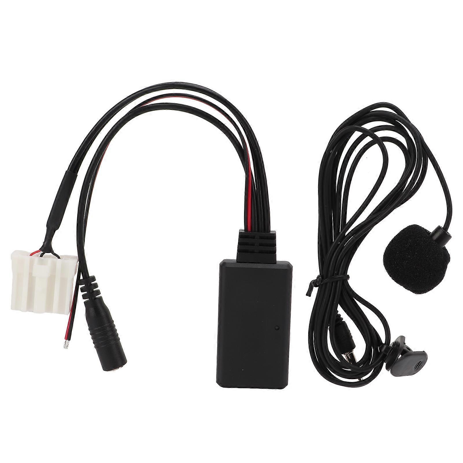 Car Audios AUX Wire ABS MP3 Input Adapter Replacement for Mazda MX5 2006 Support WMA WAV