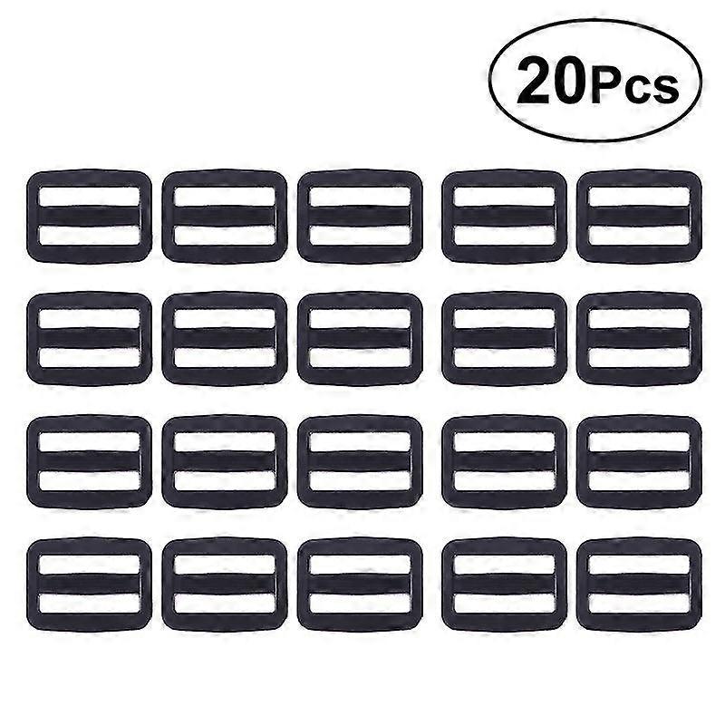 20 pcs plastic single hole spring stop clothing tent drawstring rope toggle string cord locks end