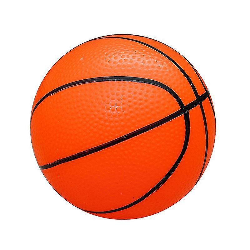 ミニバスケットボール屋内バスケットボールミニバスケット、ゴム製の小さなバスケットボールバルク、ドアミニバスケットボールセット、大人と子供の小さなバスケットボール5ピースオレンジ