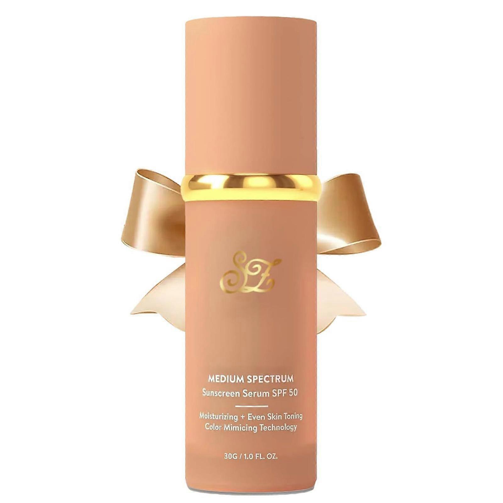 Foundation 4 in 1 Spectrum with SPF50+, Hydrating Medium Full Coverage Concealer, Longwearing & Waterproof for Gym, Sports, Dancing