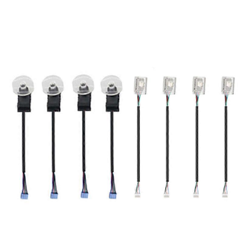 Car Atmosphere Light Interior Decoration 18 in 1 RGB LED Acrylic Strip Light By App Control Decorative Ambient Lamp Dashboard12v