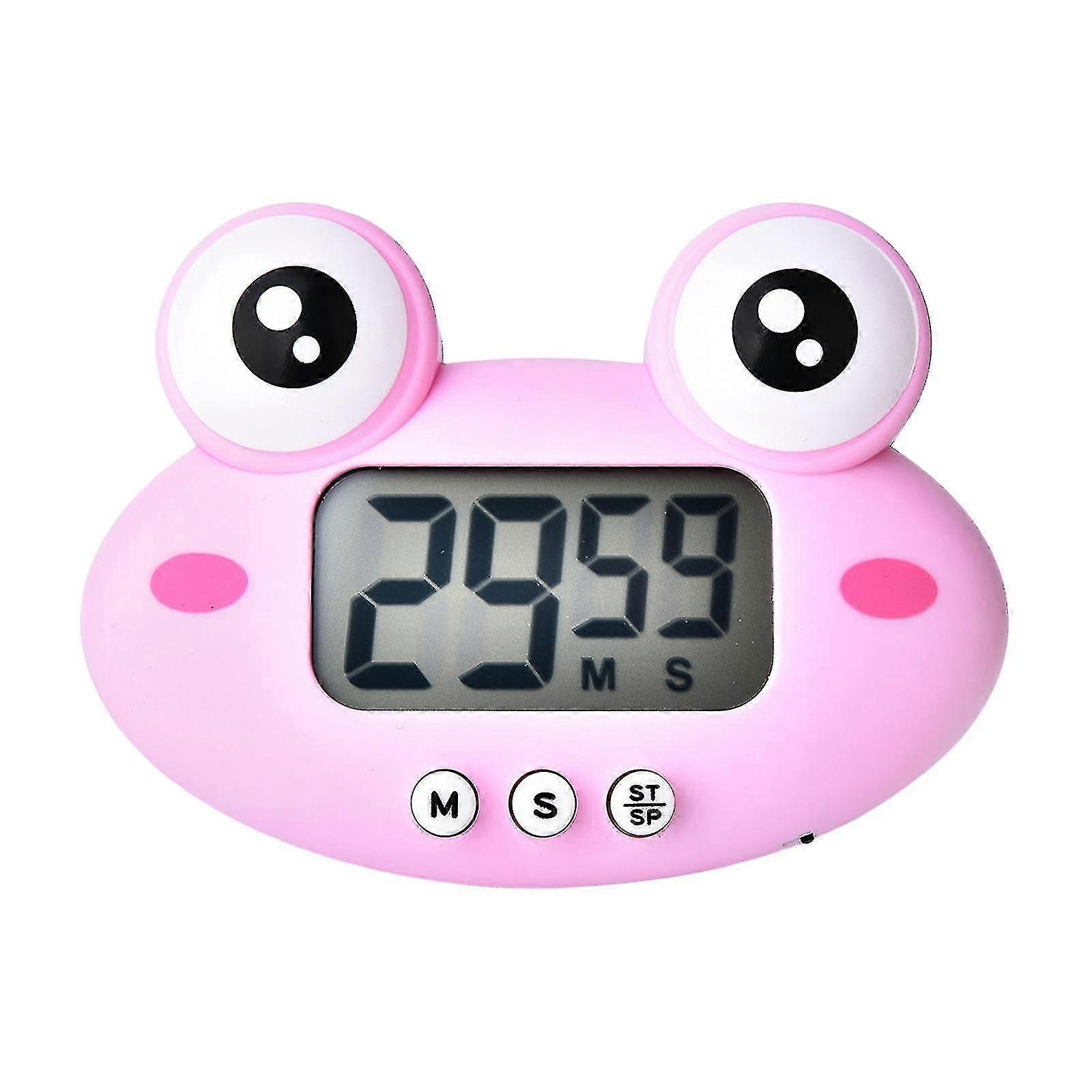 Digital Kitchen Timer Cute Animal Timer With Strong Magnet Back Stand Loud Alarm Large Screen Cooking Timer Clock For Time Management Workout Baking E